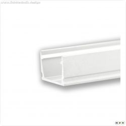 LED Aufbauprofil SURF10 Aluminium wei? RAL 9010, 200cm
