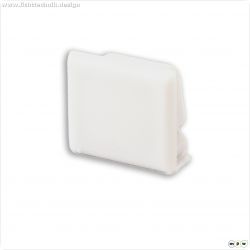 Endkappe EC81W wei? f?r Profil SURF10, 1 STK