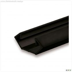 LED Eckprofil CORNER11n Aluminium schwarz RAL9005, 200cm