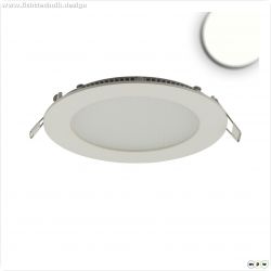 LED Downlight, 9W, rund, ultraflach, blendungsreduziert, wei?, neutralwei?, dimmbar CRI90