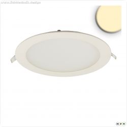 LED Downlight, 18W, rund, ultraflach, blendungsreduziert, wei?, warmwei?, CRI90