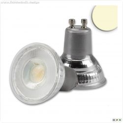 GU10 LED Strahler 5,5W, 60?, prismatisch, warmwei?, CRI90, 3-Stufen dimmbar