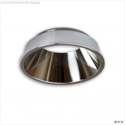 Cover f?r LED Spot und LED Modul SYS-GU10, alu gl?nzend, r?ckversetzt, UGR<12
