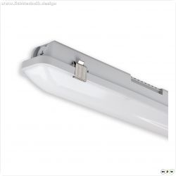 LED Wannenleuchte SL 150cm, IP66, mit HF-Sensor, PowerSwitch 36-57W, 140lm/W, 4000K
