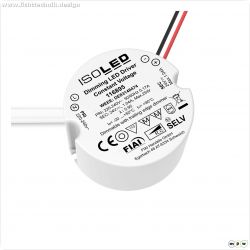 LED Schalterdosen-PWM-Trafo 24V/DC, 12-25W, Tiefe 30mm, IP65, dimmbar, SELV
