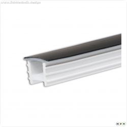 FLEX-COVER10 Twist+Bend, Silikon, schwarz, 5% Transm., 5m Rolle