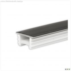 FLEX-COVER16 Twist+Bend, Silikon, schwarz, 5% Transm., 5m Rolle