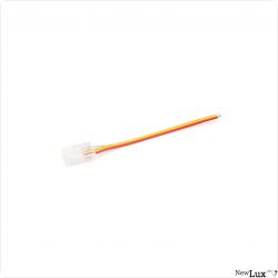 NewLux Clip-Einsp. mit 15cm Kabel 3pol., f?r Flexstrips mit 10mm, IP20