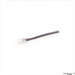 NewLux Clip-Einsp. mit 15cm Kabel 4pol., f?r Flexstrips mit 10mm, IP20