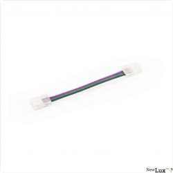 NewLux Clip-Verb. mit 15cm Kabel 5pol., f?r Flexstrips mit 10mm, IP20