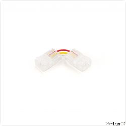 NewLux Clip-Eck V1, 3pol., f?r Flexstrips mit 10mm, IP20