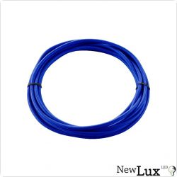 NewLux TEXTILKABEL, 3-polig, 5 m, blau
