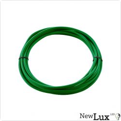 NewLux TEXTILKABEL, 3-polig, 5 m, gr?n
