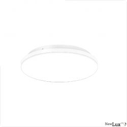 NewLux LED Wand-/Deckenl. BASIC IP54, wei?, 18-30W, rund, 400mm, CCT,  dimmbar