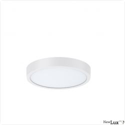 NewLux LED Wand-/Deckenl. BASIC, wei?, 18W, rund, 220mm, CCT, IP20, dimmbar