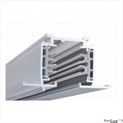 NewLux 3P. ECO Einbau Stromschiene, silber, 230V, 2000mm