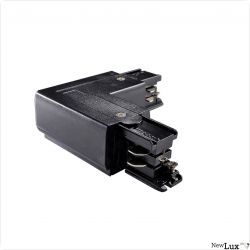NewLux 3P. ECO L-Verbinder,  Links, schwarz