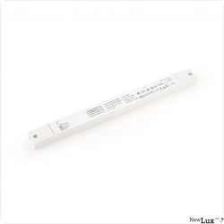 NewLux LED Trafo ultraslim SELV, 24V, 0-100W, 350x30x18mm, DALI