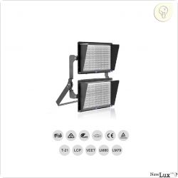 LED Flutlicht 900W, 140x30? asymmetrisch, variabel, neutralwei?, IP66