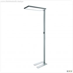 Stehleuchte, Office One Up and Down, 80 W, Touch DIM, 4000 K, Silber, 220-240 V/AC, 50 / 60 Hz, IP 2