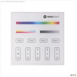 Deko-Light, Steuerung RF, RF-smart, Wandfernbedienung, wei?, 230V, 4 Zonen, Single/CCT/RGB/W/+CCT, D