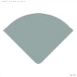 Profil Endkappe, Endkappe R-AV-05-12 Set 2 Stk, Silber, Aluminium