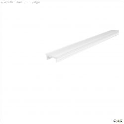 Profil Abdeckung, Abdeckung P-10-12, 3m, milchig, Polycarbonat, Satiniert 40% Transmission, L?nge: 3