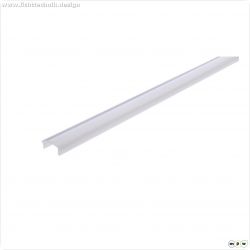 Profil Abdeckung, Abdeckung F-01-10, 2m, milchig, PMMA, Satiniert 40% Transmission, L?nge: 2000 mm,