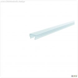 Profil Abdeckung, Abdeckung H-01-10, 1m, matt, PMMA, Teiltransparent 75% Transmission, L?nge: 1000 m