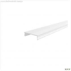 Profil Abdeckung, Abdeckung P-01-36, 3m, milchig, PMMA, Satiniert 40% Transmission, L?nge: 3000 mm,