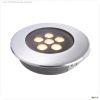 Bodeneinbauleuchte, Flat 230V 150 mm, 12 W, 3000 K, Silber, 220-240 V/AC, 50 / 60 Hz, IP 67