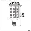 E27 Corn Leuchtmittel, 136SMD, 20W, 360?, warmwei?