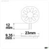 G4 LED 9SMD, 1,5W, warmwei?, Pin seitlich