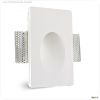 Gips Wand-Einbauleuchte, viereckig, f?r G4/MR11 Spots, gro?e Bauform