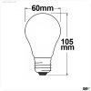 E27 LED Birne, 8W, milky, warmwei?, dimmbar