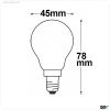 E14 LED Illu, 4W, klar, warmwei?, dimmbar