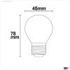 E27 LED Illu, 4W, milky, warmwei?, dimmbar