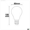 E27 LED Spiegelkopf, 4W, klar, warmwei?