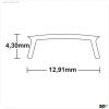 Abdeckung COVER8 opal 600cm f?r Profil SURF11/CORNER11