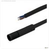 Mini-Plug Anschlussfassung female, 1m, 2x0,75, IP54, schwarz, max. 48V/6A