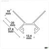 LED Fliesenprofil Ausseneck, 200cm