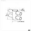 Mastadapter 4-fach f?r Street Light HE75-115, 65-80mm Innendurchmesser