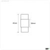 Kontakt-Verbinder (max. 5A) O1-412 f?r 4-pol. IP68 Flexstripes mit Breite 12mm, Pitch >8mm