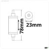 R7s LED Stab SLIM, 6W, L: 78mm, warmwei?, dimmbar