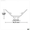 LED Eckprofil CORNER12 BORDERLESS Aluminium eloxiert, 200cm