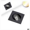 LED Einbauleuchte Sunset Slim68 schwarz, eckig, 9W, 1800-2800K, Dimm-to-warm