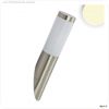 Wandleuchte Edelstahl, IP44, warmwei?, inkl. E27 LED Leuchtmittel 9W