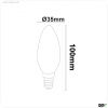 E14 LED Kerze, 4W, klar, warmwei?, 3er Pack
