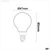 E14 LED Illu, 4W, klar, warmwei?, 3er Pack