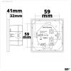DALI 4 Gruppen / 4 Szenen Einbau-Touch Master-Dimmer, wei?, 230V AC oder DALI-Bus Spannung